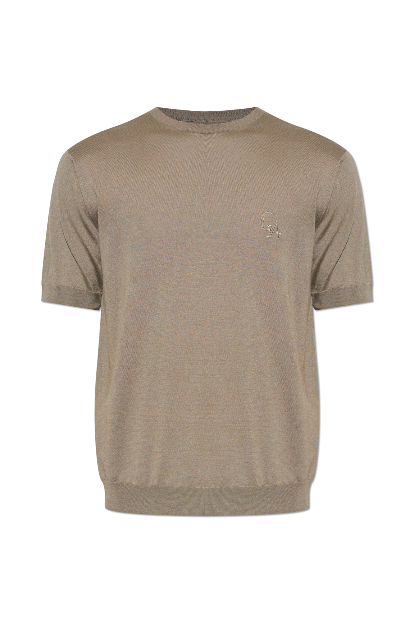 Giorgio Armani T-shirt with embroidered logo | Men's | Vitkac